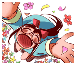 FUMICHAN(MEGANEKO glasses-wearing girl) sticker #4542105