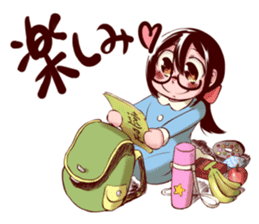 FUMICHAN(MEGANEKO glasses-wearing girl) sticker #4542120