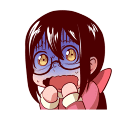 FUMICHAN(MEGANEKO glasses-wearing girl) sticker #4542131