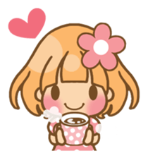 The girl who loves pink sticker #4542426