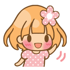 The girl who loves pink sticker #4542430