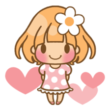 The girl who loves pink sticker #4542431