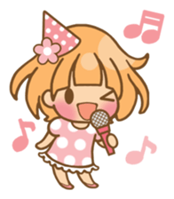 The girl who loves pink sticker #4542440