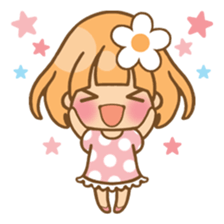 The girl who loves pink sticker #4542441