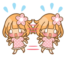 The girl who loves pink sticker #4542453