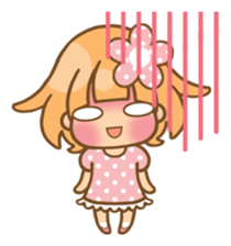 The girl who loves pink sticker #4542454