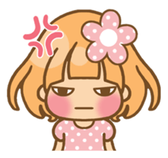 The girl who loves pink sticker #4542457