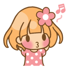 The girl who loves pink sticker #4542460