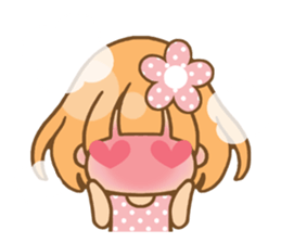 The girl who loves pink sticker #4542462