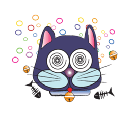 Wacky Cat sticker #4543253