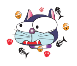 Wacky Cat sticker #4543254