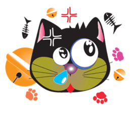 Wacky Cat sticker #4543259