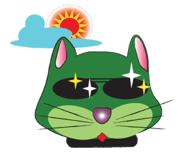 Wacky Cat sticker #4543261