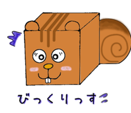 cube animals sticker #4543962