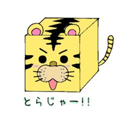 cube animals sticker #4543972