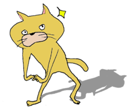 breaking cat sticker #4544276