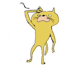 breaking cat sticker #4544294