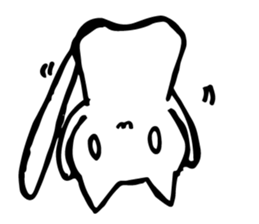 Snow-white cat sticker #4545383