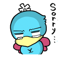 No.1 Dancing Bird "HAUTO" sticker #4545470