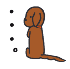 two dachshunds sticker #4545835