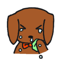 two dachshunds sticker #4545840