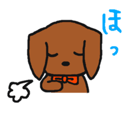 two dachshunds sticker #4545851