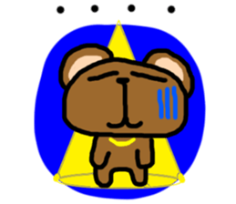 Because it's a bear. sticker #4546046