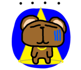 Because it's a bear. sticker #4546046