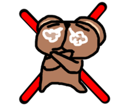 Because it's a bear. sticker #4546048