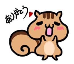 pretty squirrel sticker sticker #4546624