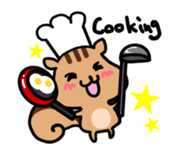 pretty squirrel sticker sticker #4546634