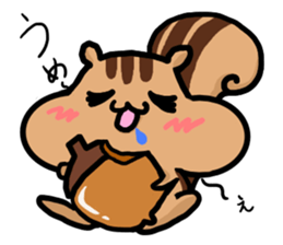 pretty squirrel sticker sticker #4546636