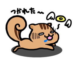 pretty squirrel sticker sticker #4546642