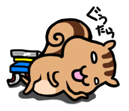 pretty squirrel sticker sticker #4546657