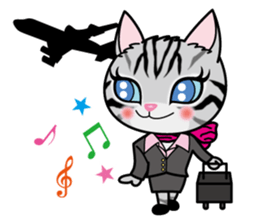 Sara & Sera and friends(2nd) of the cat. sticker #4547071