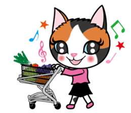 Sara & Sera and friends(2nd) of the cat. sticker #4547075