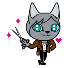 Sara & Sera and friends(2nd) of the cat. sticker #4547098