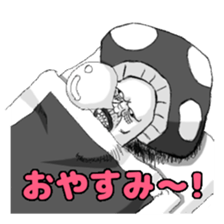 Toadstool! sticker #4547390