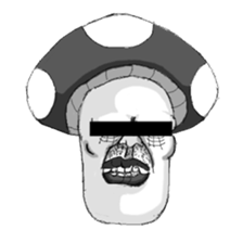 Toadstool! sticker #4547409