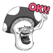 Toadstool! sticker #4547412