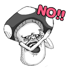 Toadstool! sticker #4547413