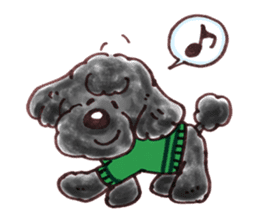 Toy poodle of all sticker #4547475