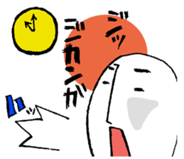 Stick human daily life sticker #4547614