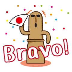 Haniwa de Sticker English version