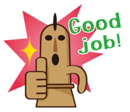 Haniwa de Sticker English version sticker #4547786