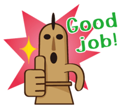 Haniwa de Sticker English version sticker #4547786