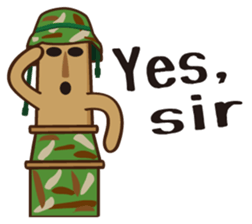 Haniwa de Sticker English version sticker #4547787