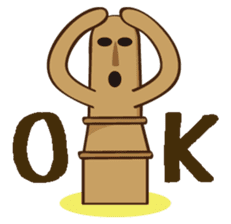 Haniwa de Sticker English version sticker #4547798