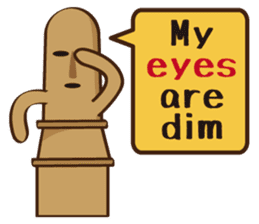 Haniwa de Sticker English version sticker #4547801