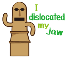 Haniwa de Sticker English version sticker #4547804